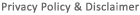 Privacy Policy and Disclaimer